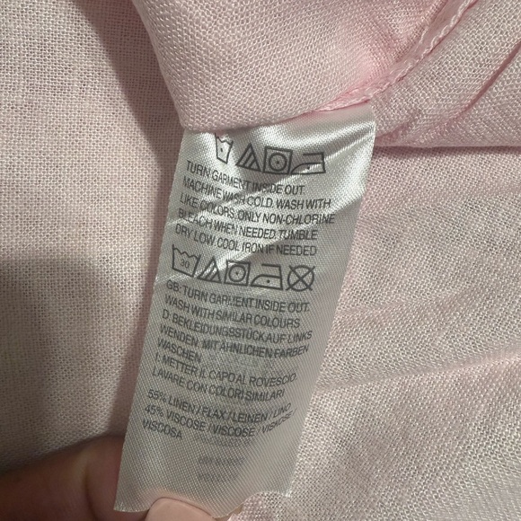 Jason Wu Pink and White Ombre Button-Down Shirt - Picture 9 of 9